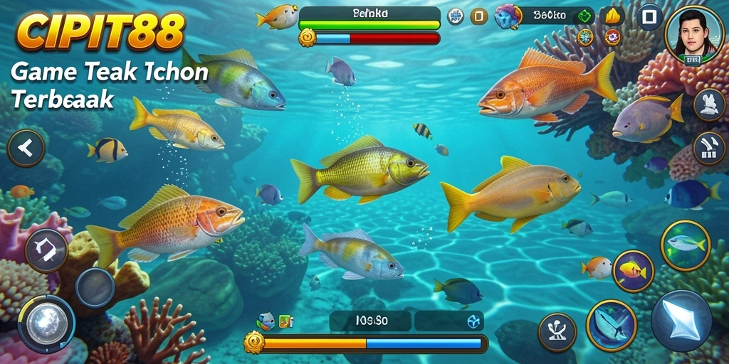 Tampilan menarik dari gameplay Tembak Ikan di CIPIT88.