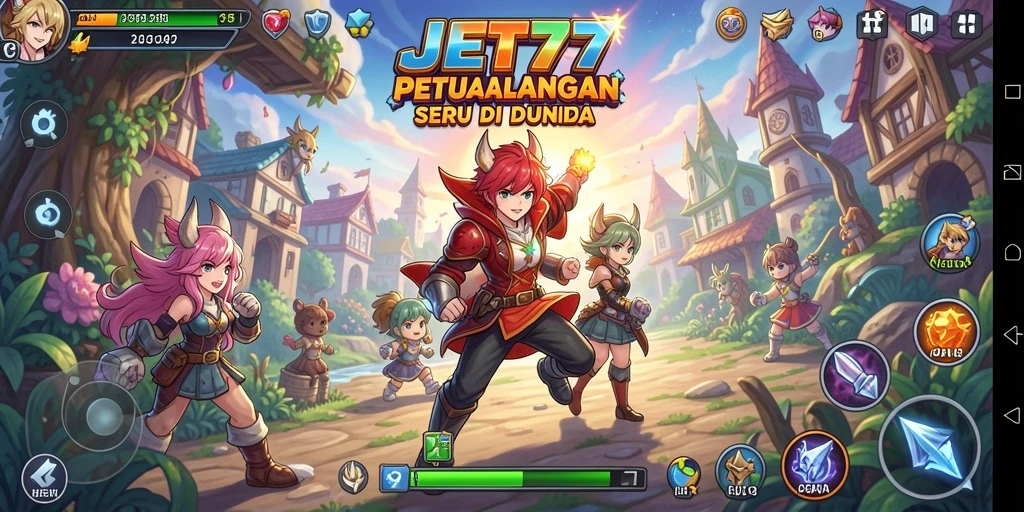 Tampilan gameplay JET77 yang memukau dan seru.