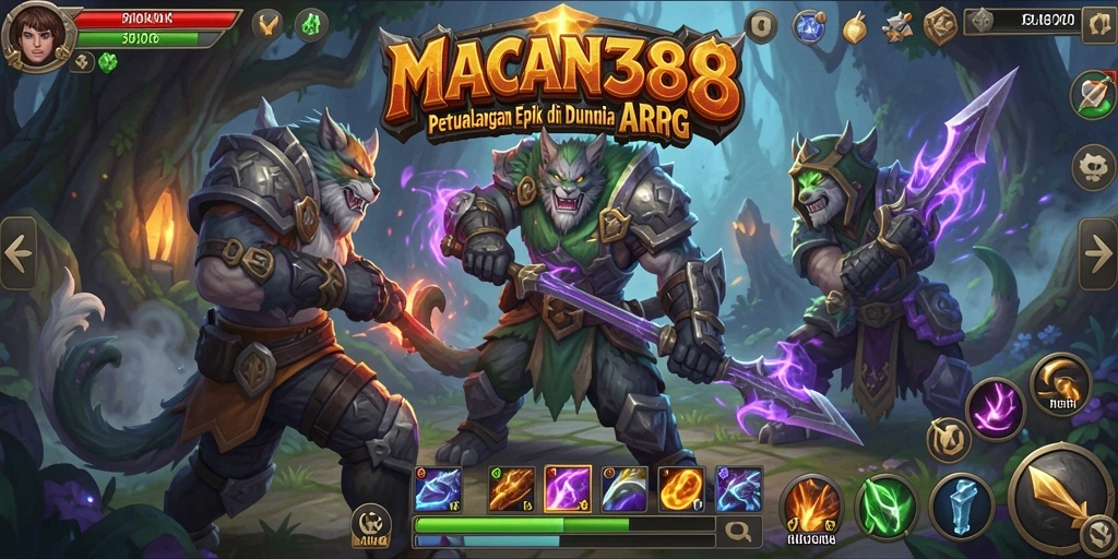 Gameplay mendebarkan dalam <strong>MACAN388</strong> dengan aksi pertempuran dan eksplorasi.