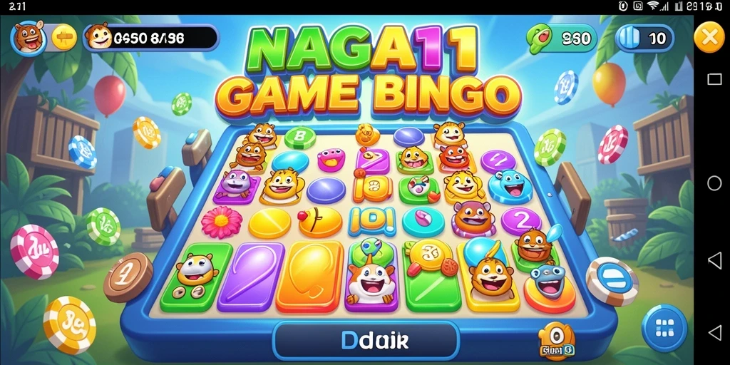 Tampilan gameplay seru NAGA11 dengan suasana Bingo yang menggetarkan.