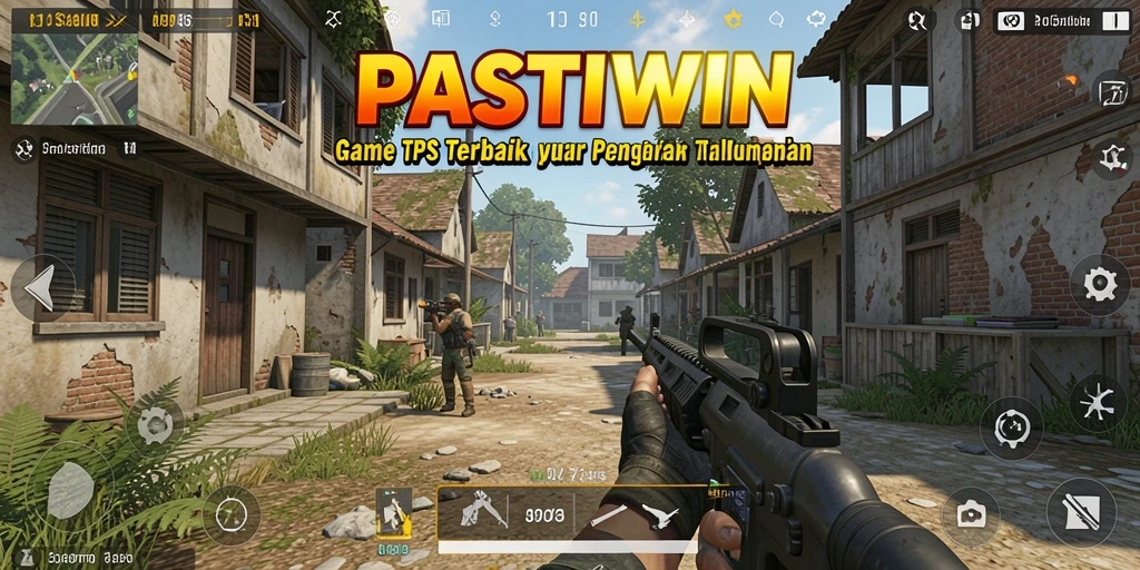 Screenshot gameplay PASTIWIN yang menunjukkan aksi mendebarkan di medan perang.