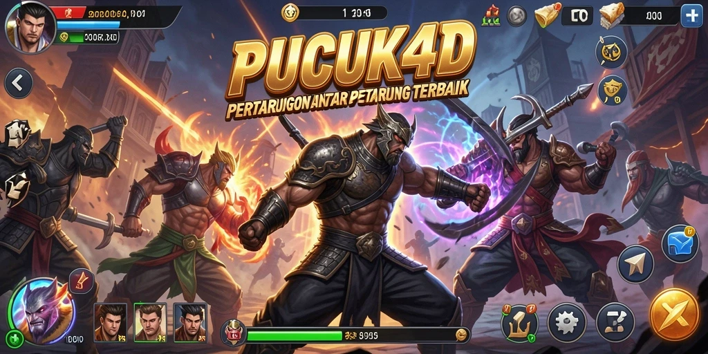 Tampilan seru dari gameplay Fighting di PUCUK4D dengan pertarungan yang mendebarkan.